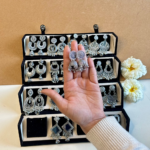 16 PCS COLOUR JHUMKA + BLACK BOX - Image 6