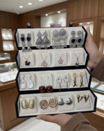 Luxury Designer Jhumka Earrings Combo Set (16 Pairs) with Premium Display Box