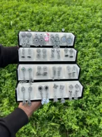 16 PC OXIDISED JHUMKA + BLACK  BOX - Image 2