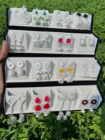 16 PC OXIDISED JHUMKA + BLACK  BOX - Image 5