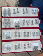 16 PC OXIDISED JHUMKA + BLUE BOX - Image 5
