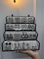 Luxury Party Wear Earrings Combo – 16 Pairs Designer Set - Image 4