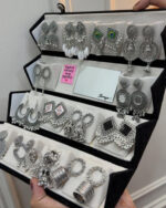 Luxury Party Wear Earrings Combo – 16 Pairs Designer Set - Image 3