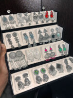 ✨ Exclusive Oxidised Jhumka Set – Elegant Earrings Collection 💖 - Image 3
