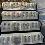 16 PAIR OXIDISED JHUMKAS + BLACK BOX